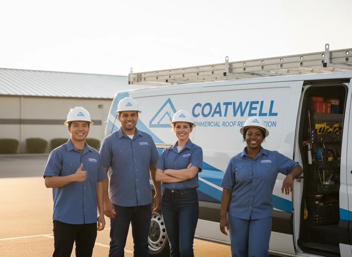 Commercial roof coating company in Alex, OK